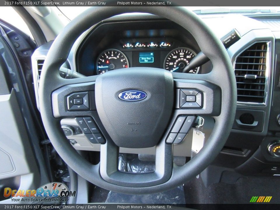 2017 Ford F150 XLT SuperCrew Steering Wheel Photo #28