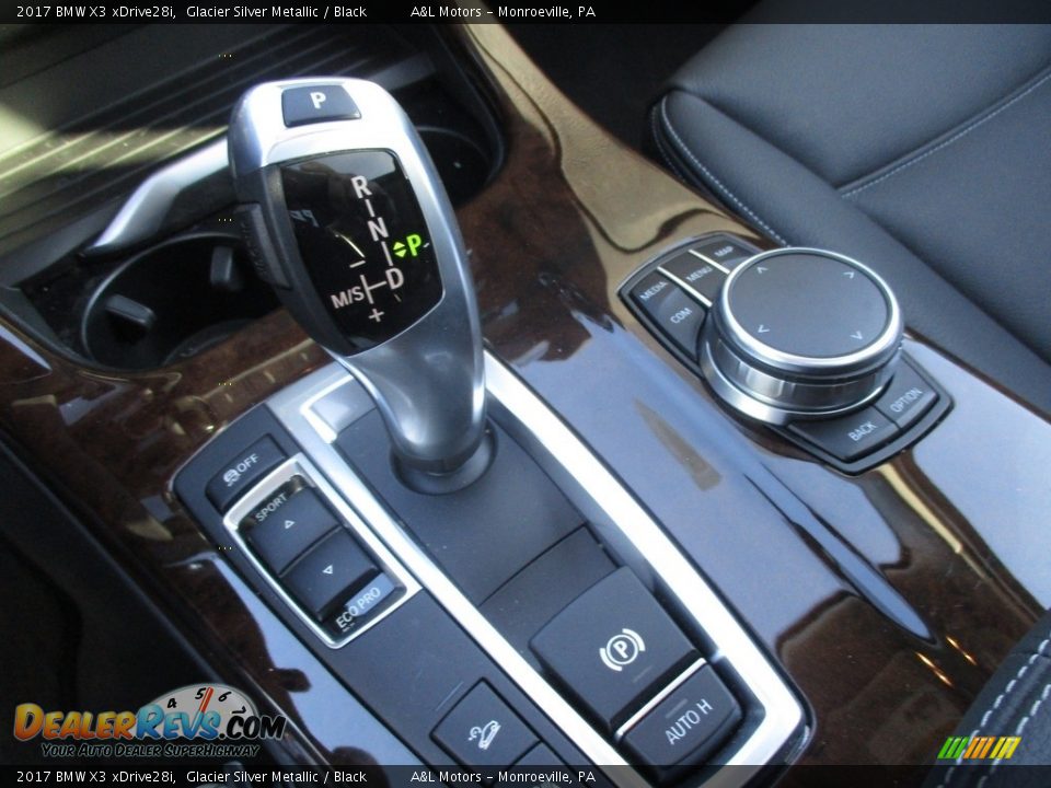 2017 BMW X3 xDrive28i Glacier Silver Metallic / Black Photo #16