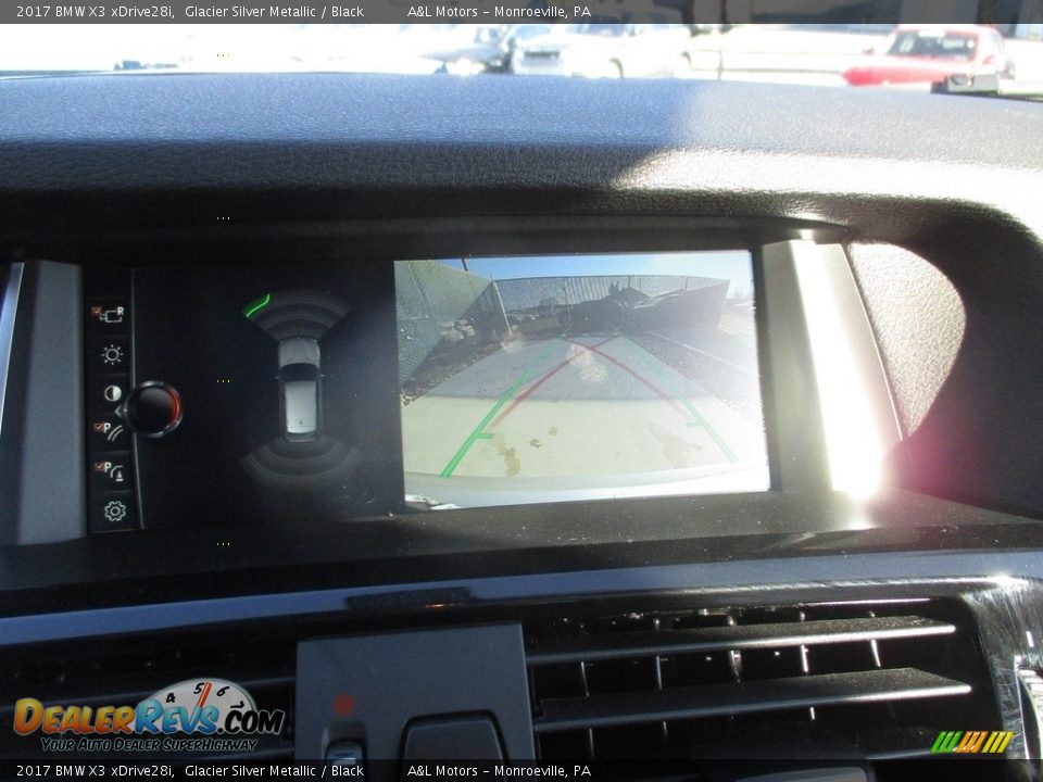 2017 BMW X3 xDrive28i Glacier Silver Metallic / Black Photo #17