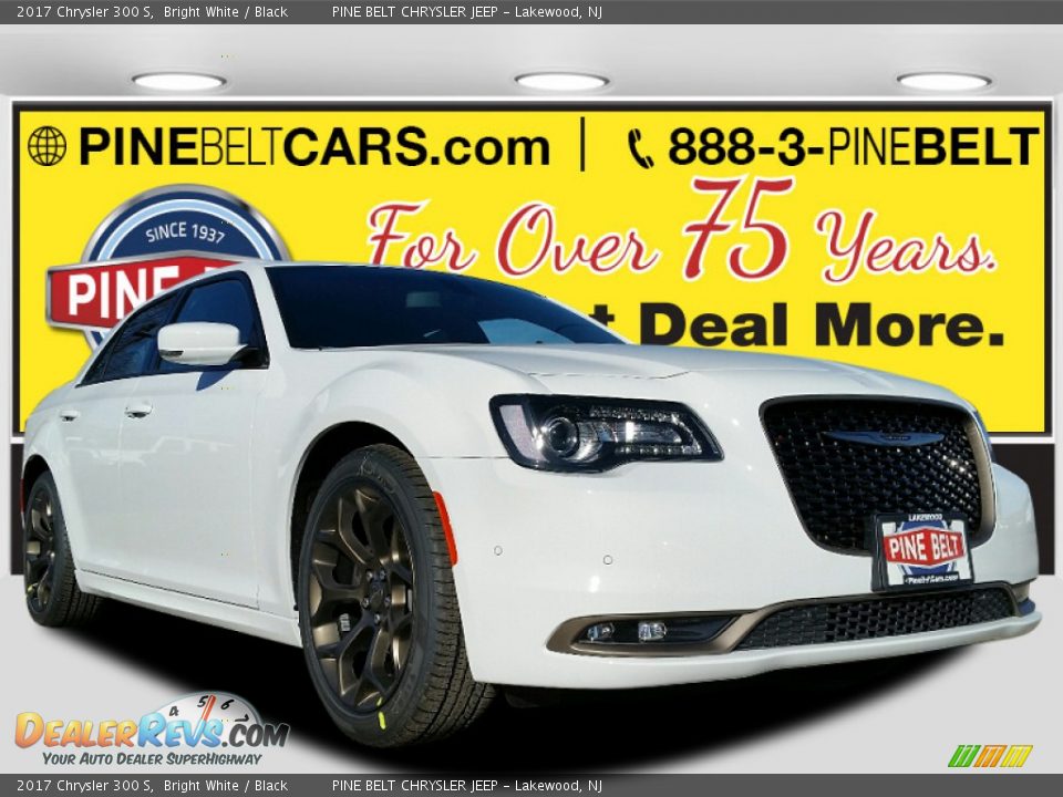 2017 Chrysler 300 S Bright White / Black Photo #1