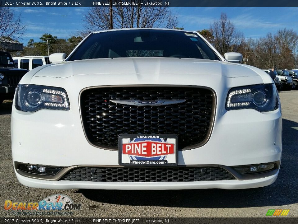 2017 Chrysler 300 S Bright White / Black Photo #2