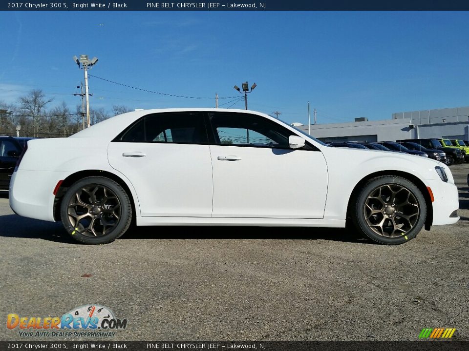 2017 Chrysler 300 S Bright White / Black Photo #3