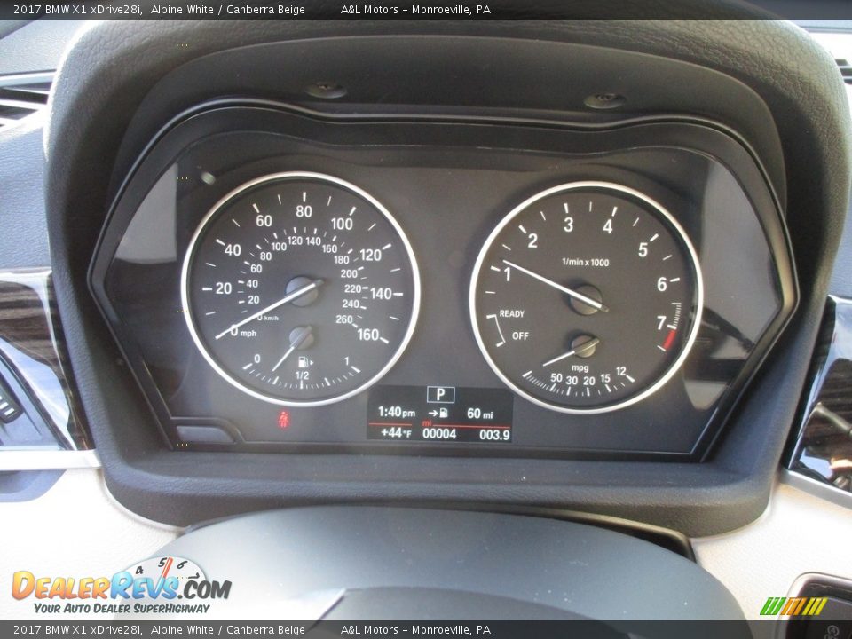 2017 BMW X1 xDrive28i Alpine White / Canberra Beige Photo #20