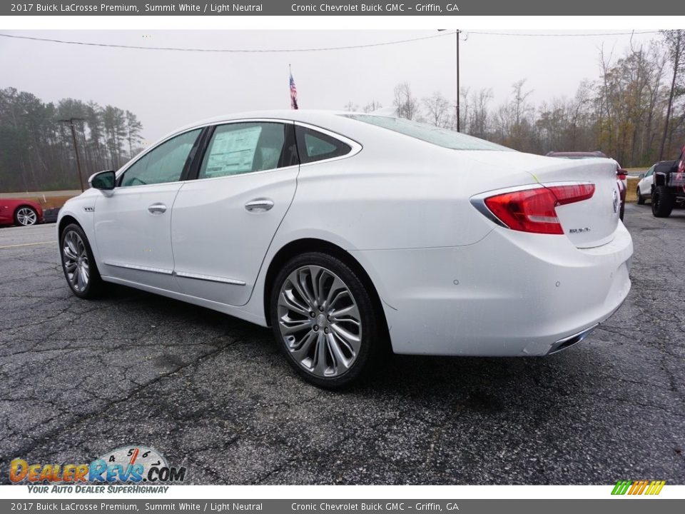 2017 Buick LaCrosse Premium Summit White / Light Neutral Photo #5