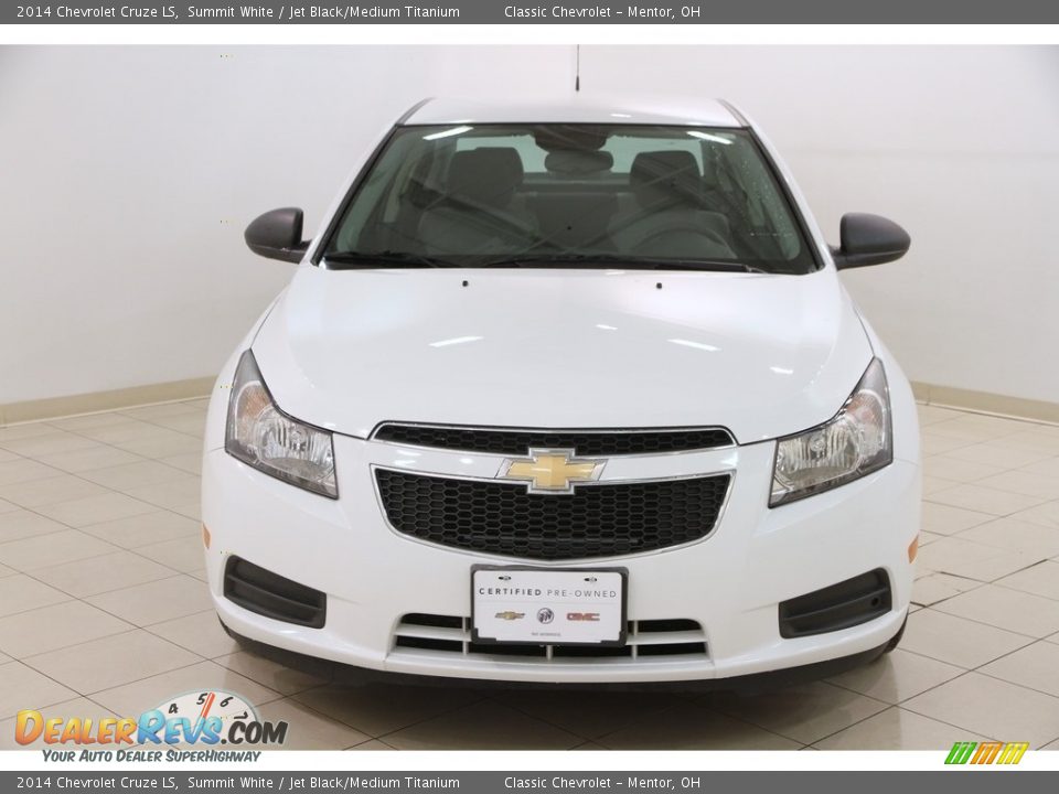 2014 Chevrolet Cruze LS Summit White / Jet Black/Medium Titanium Photo #2