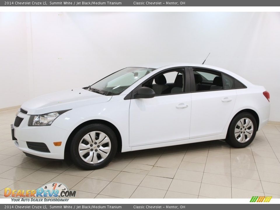 2014 Chevrolet Cruze LS Summit White / Jet Black/Medium Titanium Photo #3