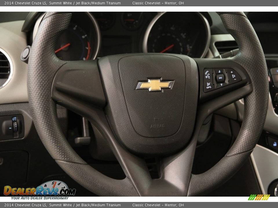 2014 Chevrolet Cruze LS Summit White / Jet Black/Medium Titanium Photo #6