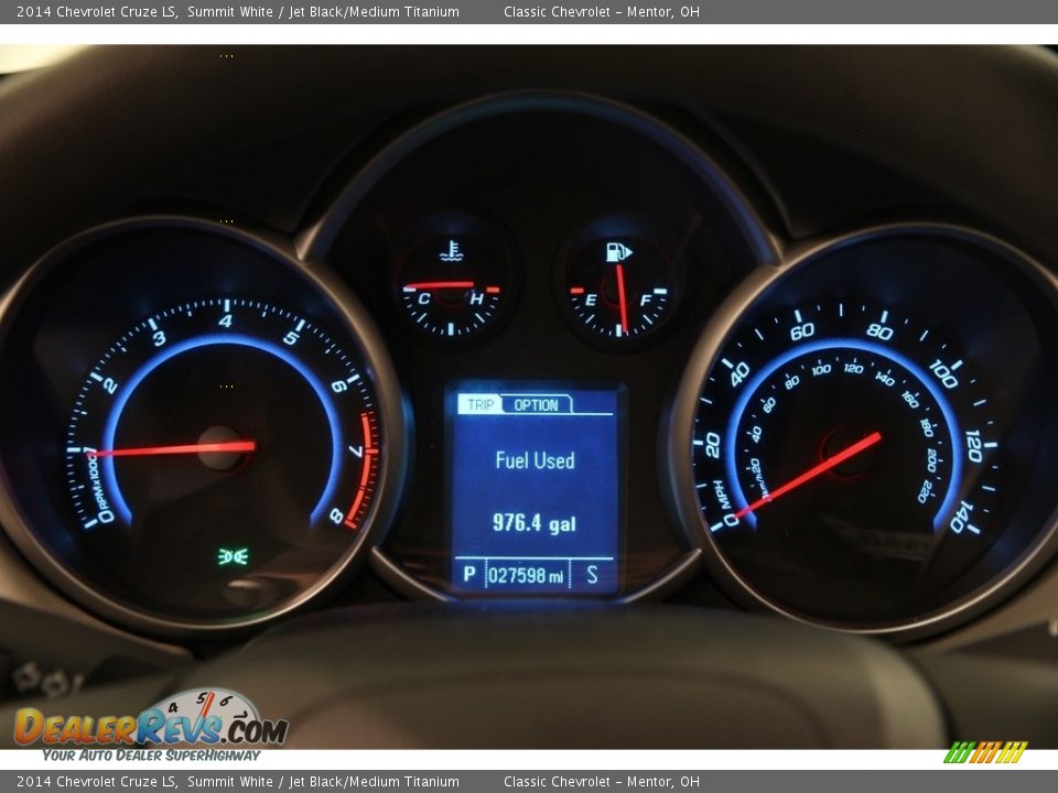 2014 Chevrolet Cruze LS Summit White / Jet Black/Medium Titanium Photo #7