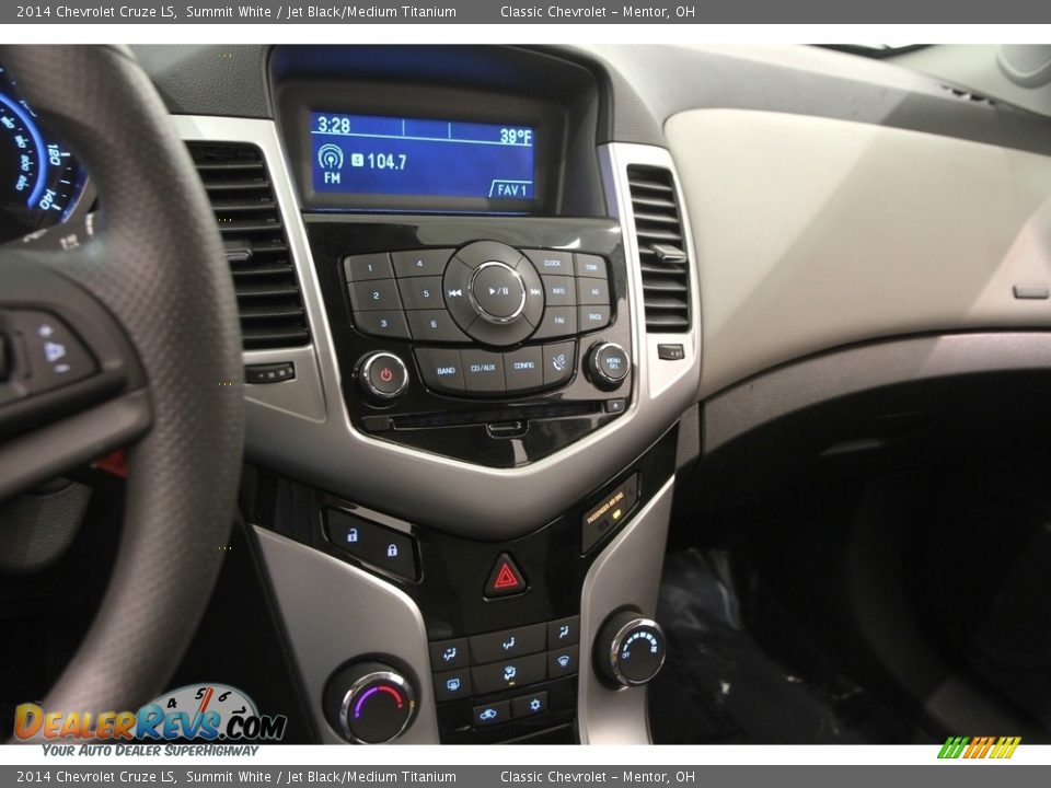 2014 Chevrolet Cruze LS Summit White / Jet Black/Medium Titanium Photo #8