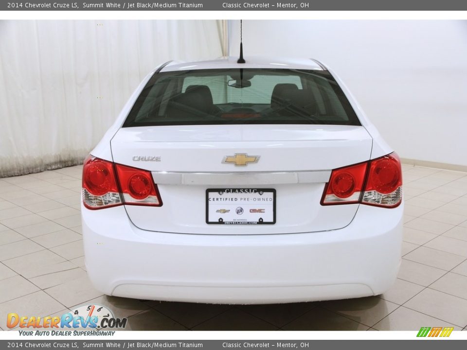2014 Chevrolet Cruze LS Summit White / Jet Black/Medium Titanium Photo #13