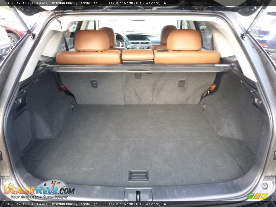2014 Lexus RX 350 AWD Obsidian Black / Saddle Tan Photo #6