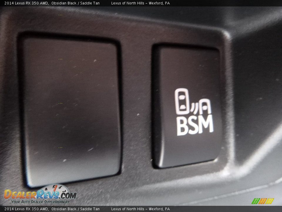 2014 Lexus RX 350 AWD Obsidian Black / Saddle Tan Photo #14