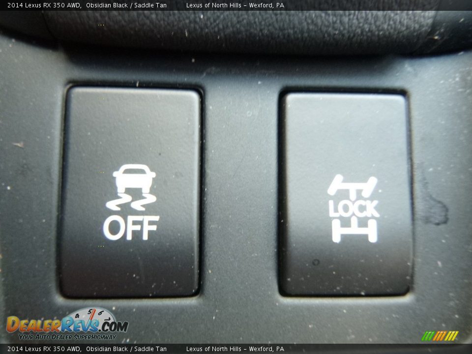 2014 Lexus RX 350 AWD Obsidian Black / Saddle Tan Photo #19