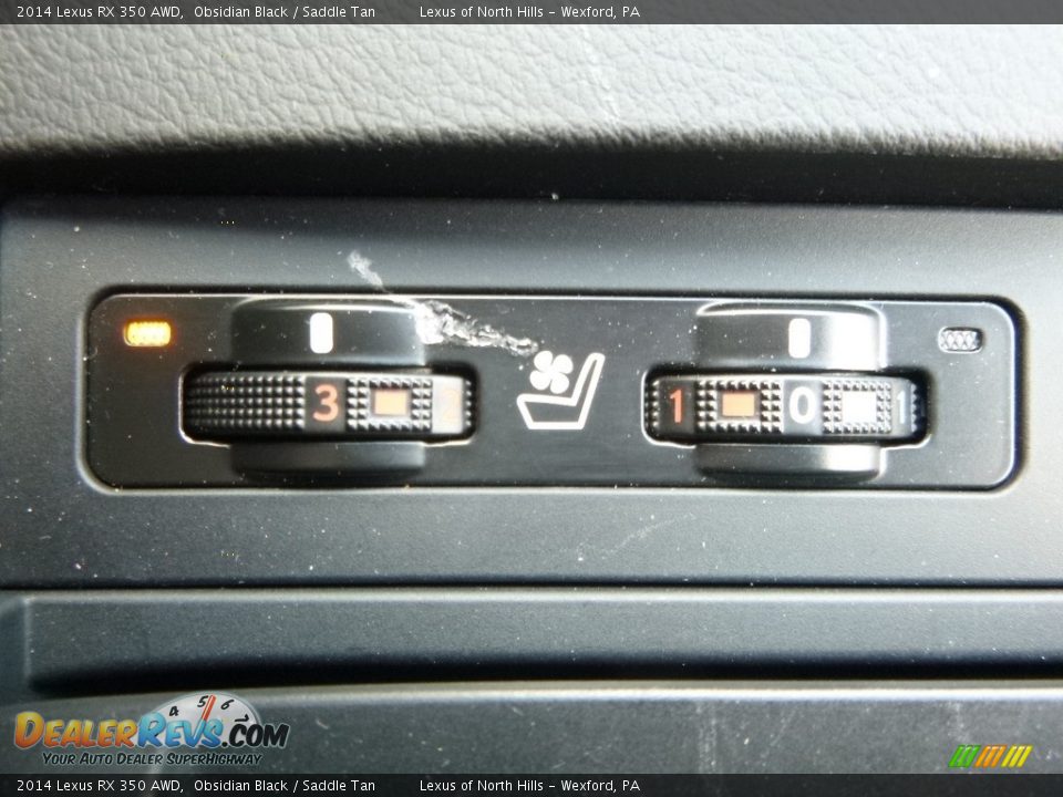 2014 Lexus RX 350 AWD Obsidian Black / Saddle Tan Photo #20