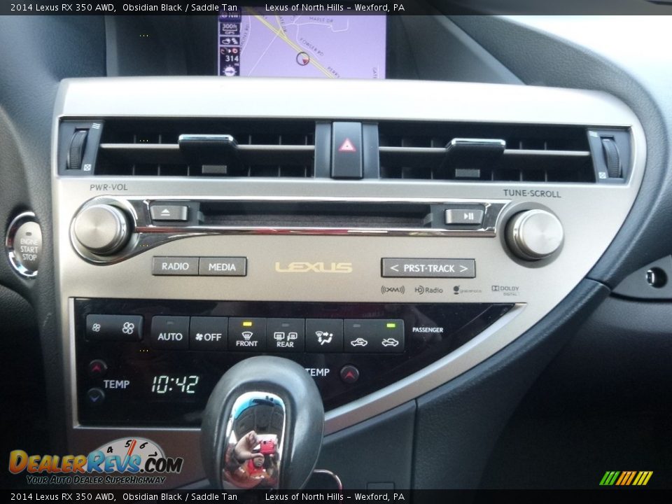 2014 Lexus RX 350 AWD Obsidian Black / Saddle Tan Photo #21