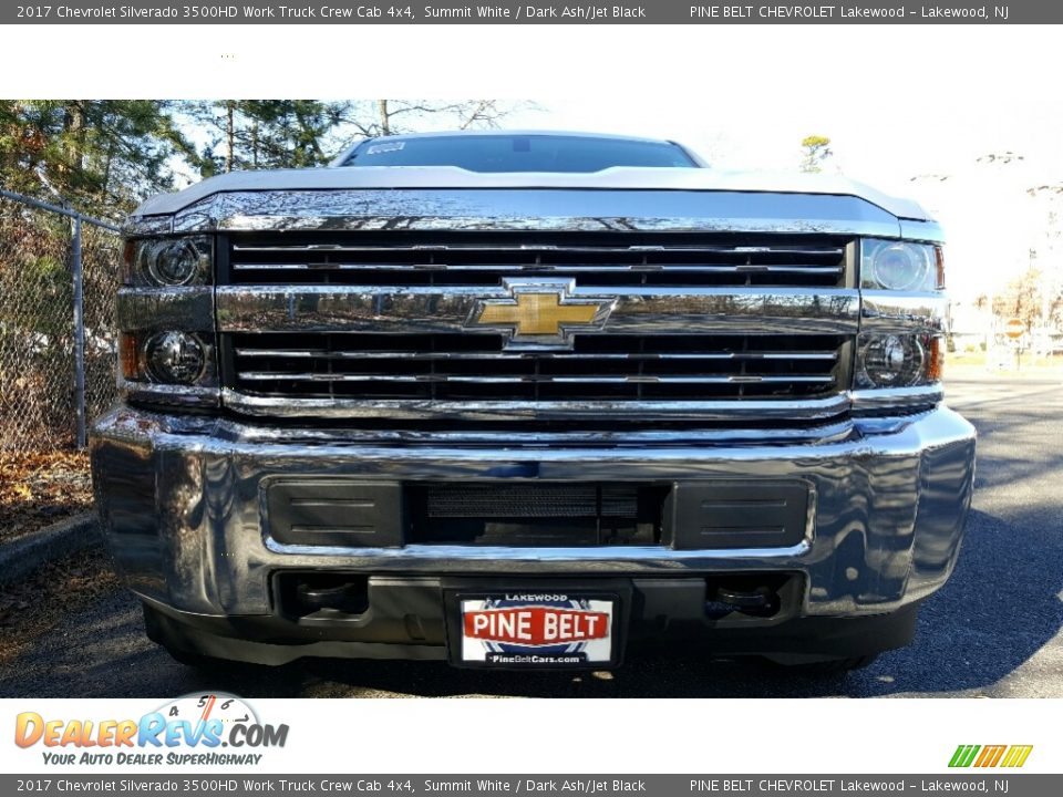 2017 Chevrolet Silverado 3500HD Work Truck Crew Cab 4x4 Summit White / Dark Ash/Jet Black Photo #2