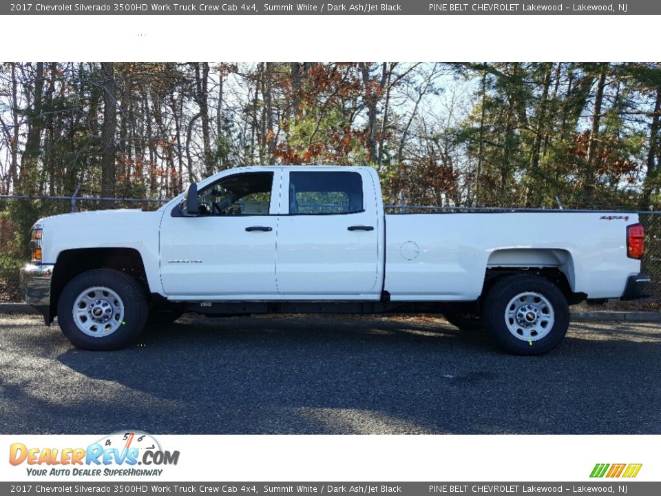 2017 Chevrolet Silverado 3500HD Work Truck Crew Cab 4x4 Summit White / Dark Ash/Jet Black Photo #3