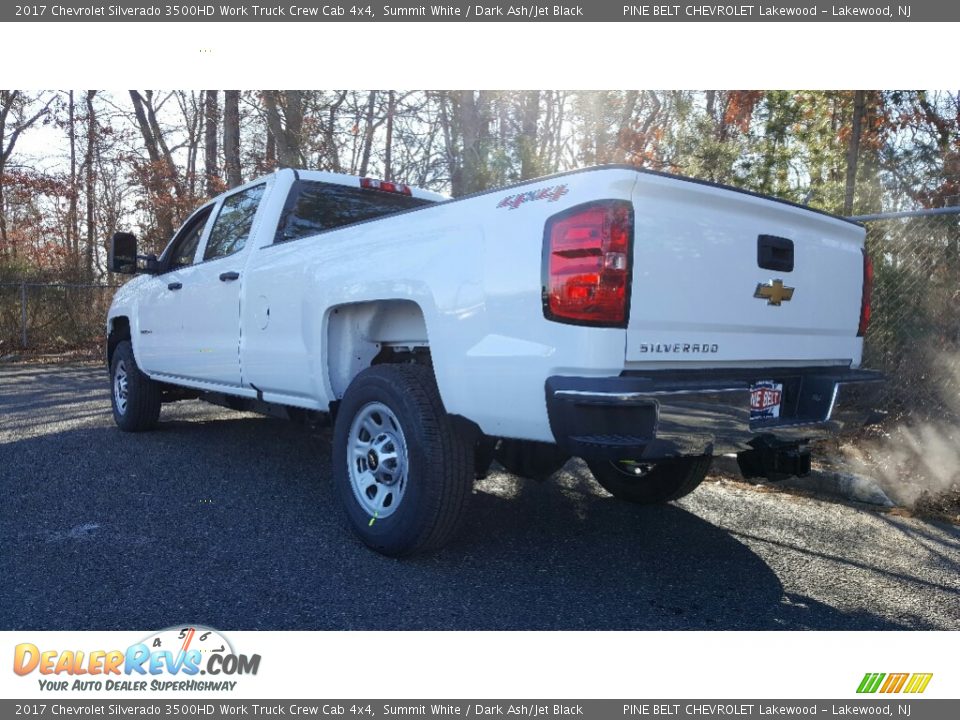 2017 Chevrolet Silverado 3500HD Work Truck Crew Cab 4x4 Summit White / Dark Ash/Jet Black Photo #4