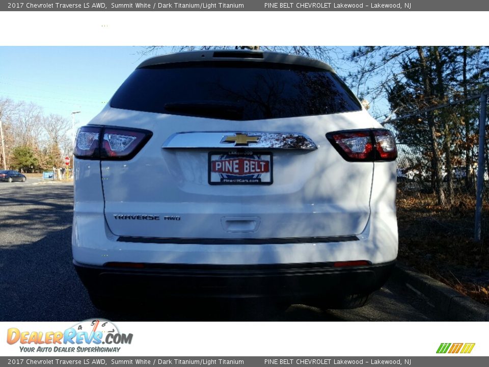 2017 Chevrolet Traverse LS AWD Summit White / Dark Titanium/Light Titanium Photo #5