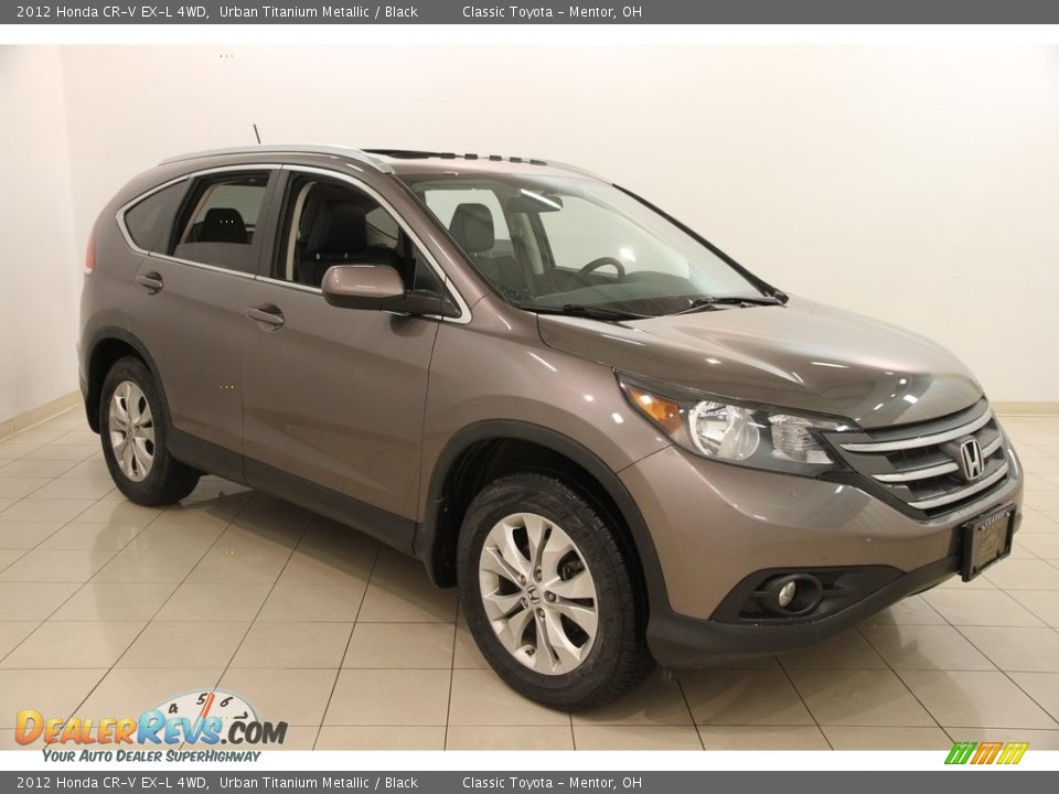2012 Honda CR-V EX-L 4WD Urban Titanium Metallic / Black Photo #1