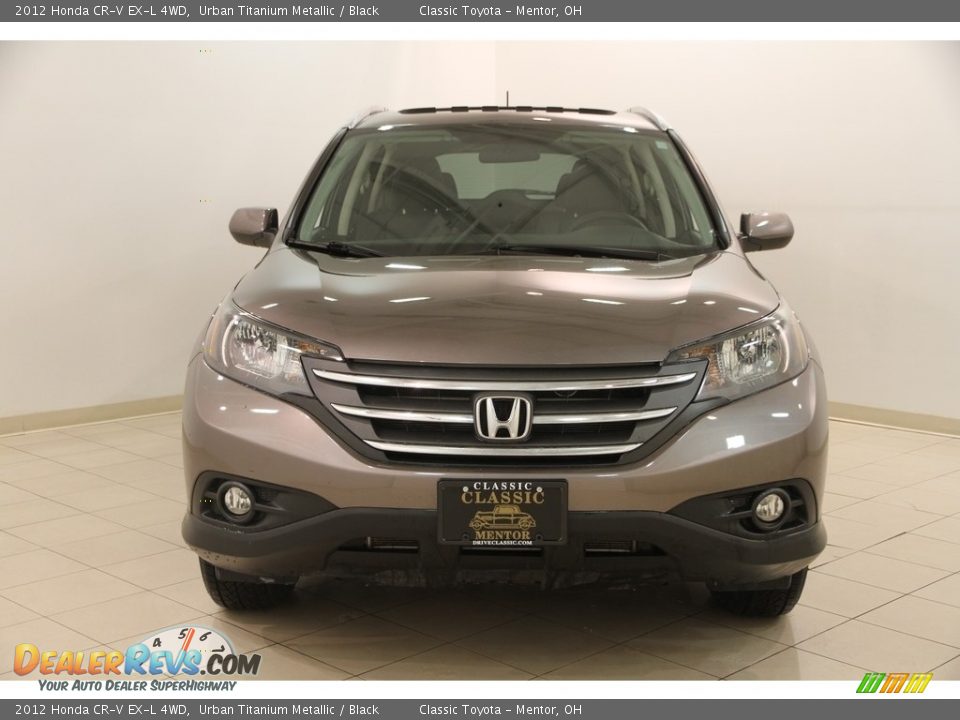 2012 Honda CR-V EX-L 4WD Urban Titanium Metallic / Black Photo #2