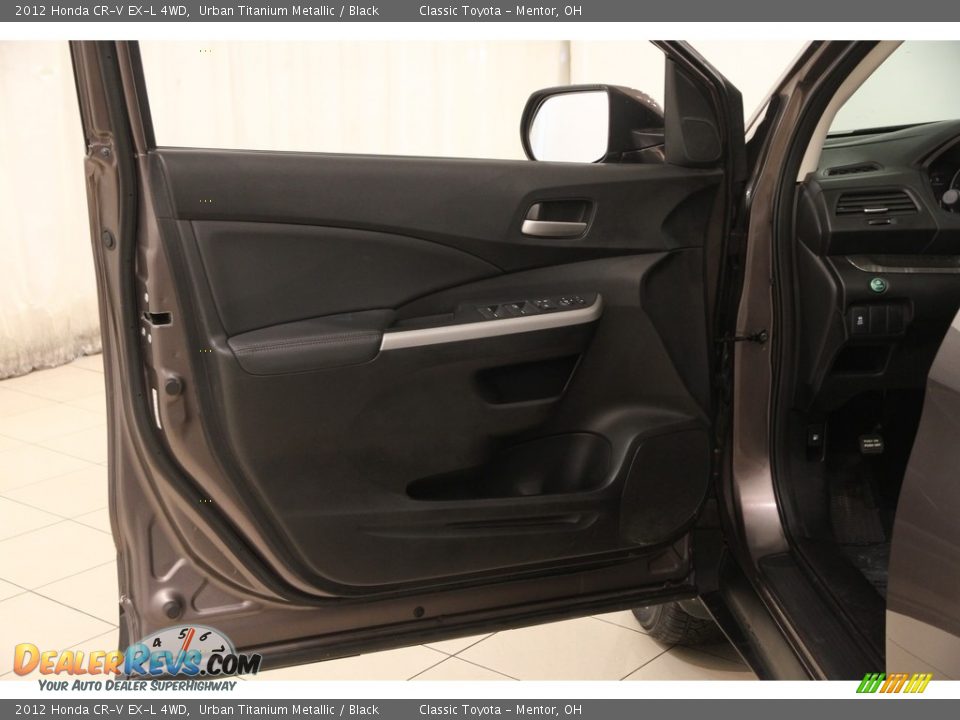 2012 Honda CR-V EX-L 4WD Urban Titanium Metallic / Black Photo #4