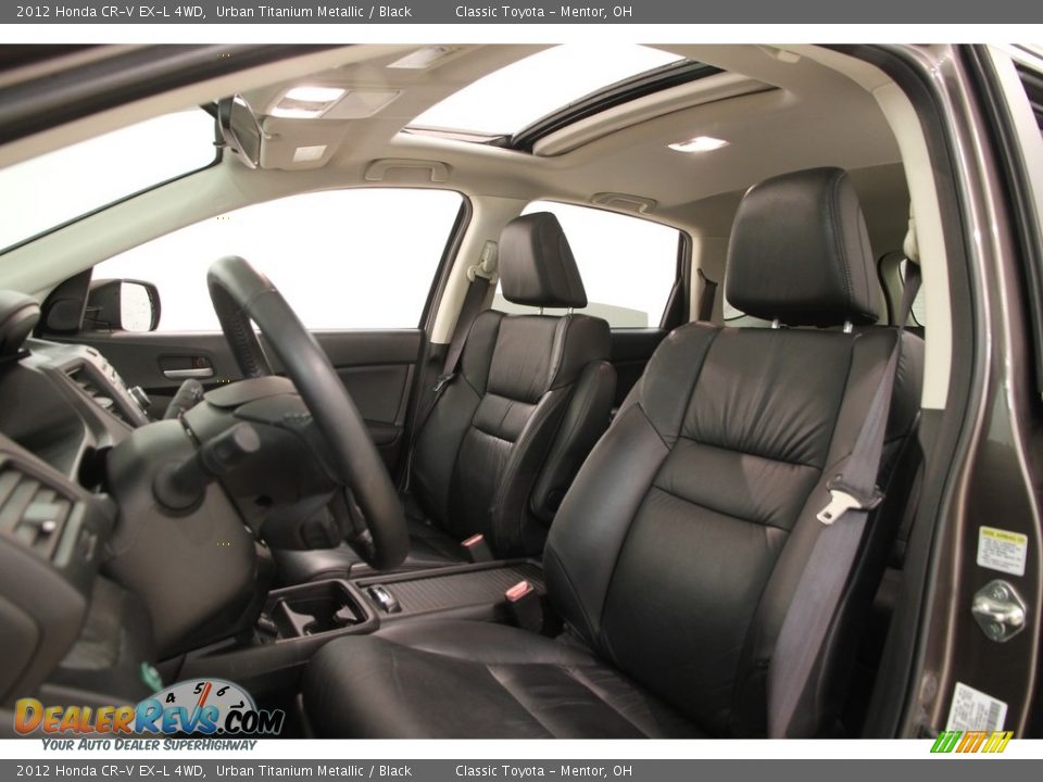 2012 Honda CR-V EX-L 4WD Urban Titanium Metallic / Black Photo #5