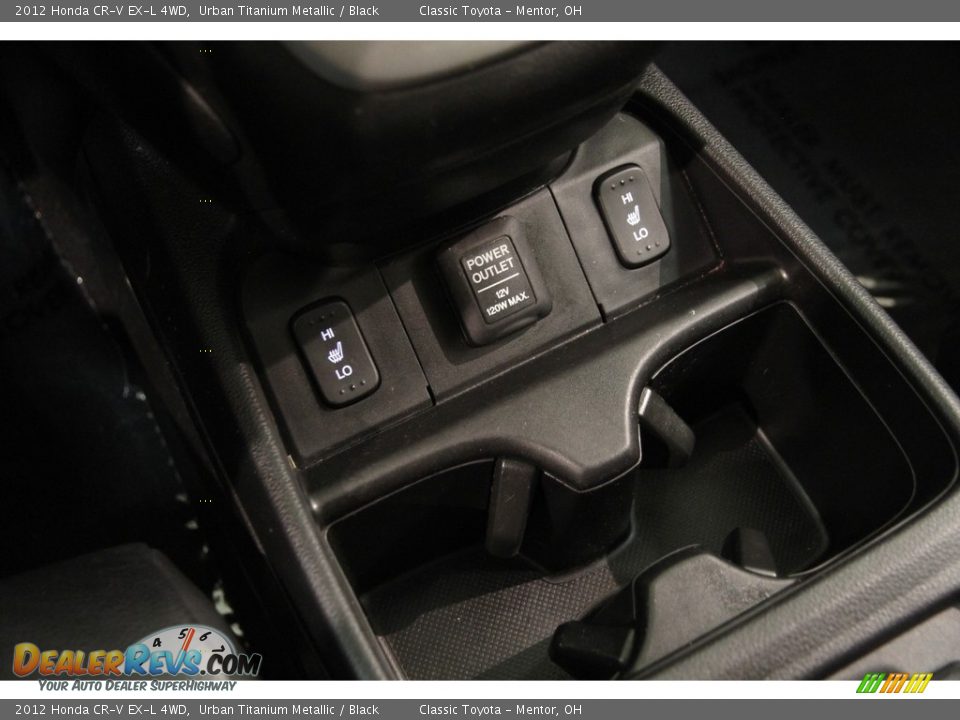 2012 Honda CR-V EX-L 4WD Urban Titanium Metallic / Black Photo #10