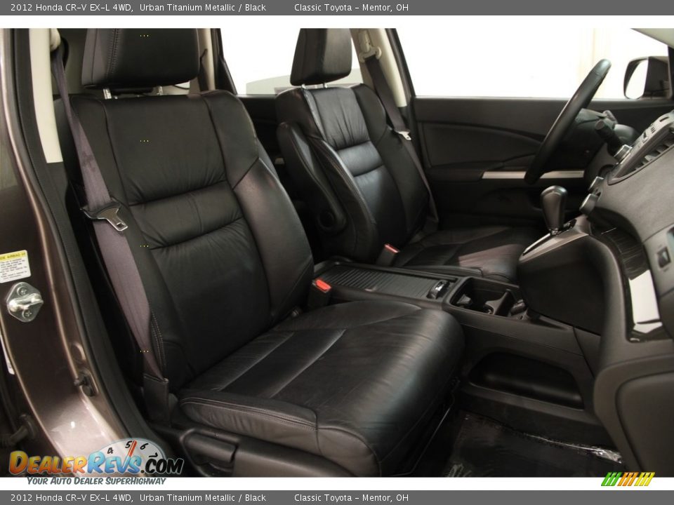 2012 Honda CR-V EX-L 4WD Urban Titanium Metallic / Black Photo #11