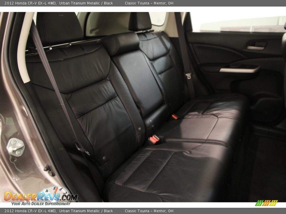 2012 Honda CR-V EX-L 4WD Urban Titanium Metallic / Black Photo #12