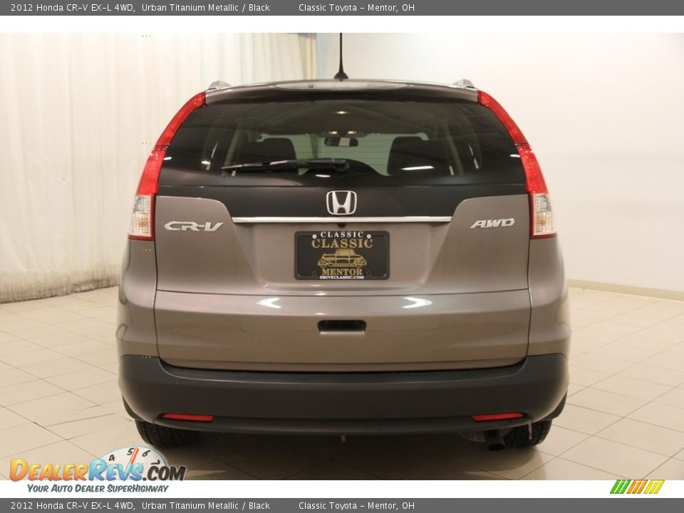 2012 Honda CR-V EX-L 4WD Urban Titanium Metallic / Black Photo #14