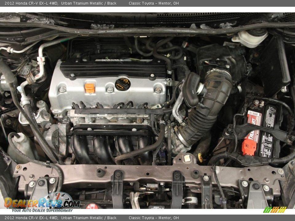 2012 Honda CR-V EX-L 4WD Urban Titanium Metallic / Black Photo #15