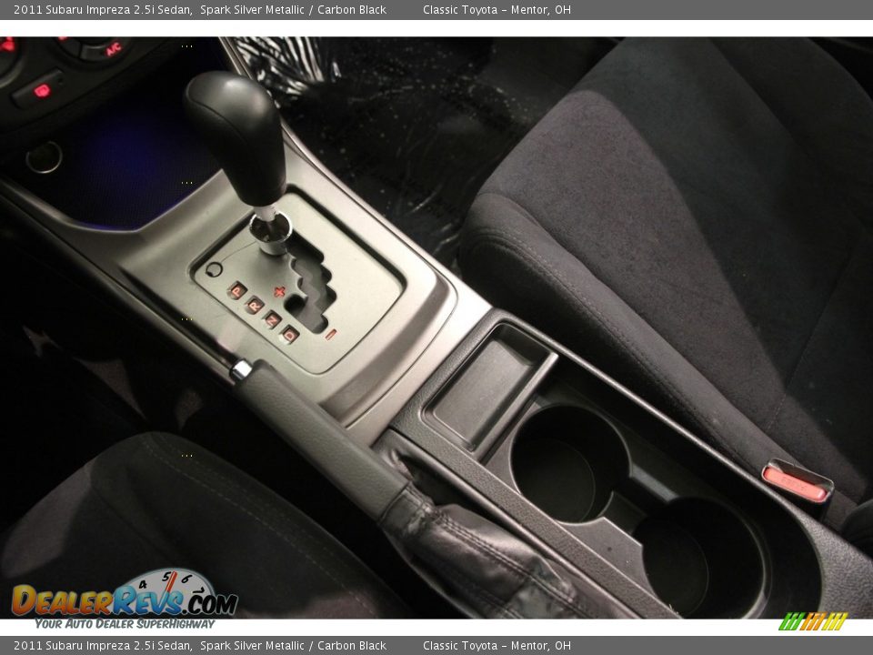 2011 Subaru Impreza 2.5i Sedan Spark Silver Metallic / Carbon Black Photo #9