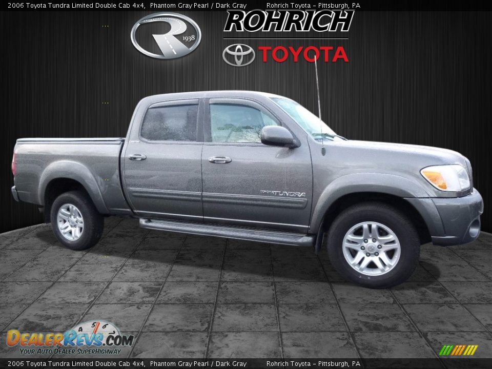 2006 Toyota Tundra Limited Double Cab 4x4 Phantom Gray Pearl / Dark Gray Photo #1
