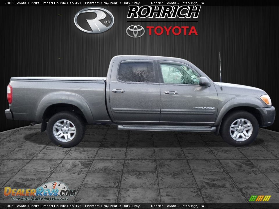 2006 Toyota Tundra Limited Double Cab 4x4 Phantom Gray Pearl / Dark Gray Photo #2