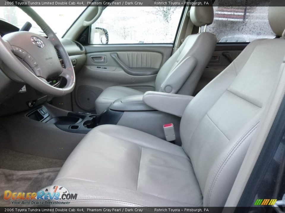 2006 Toyota Tundra Limited Double Cab 4x4 Phantom Gray Pearl / Dark Gray Photo #6
