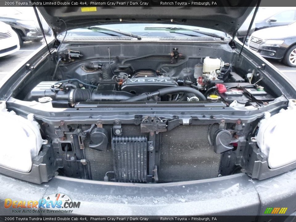 2006 Toyota Tundra Limited Double Cab 4x4 Phantom Gray Pearl / Dark Gray Photo #15