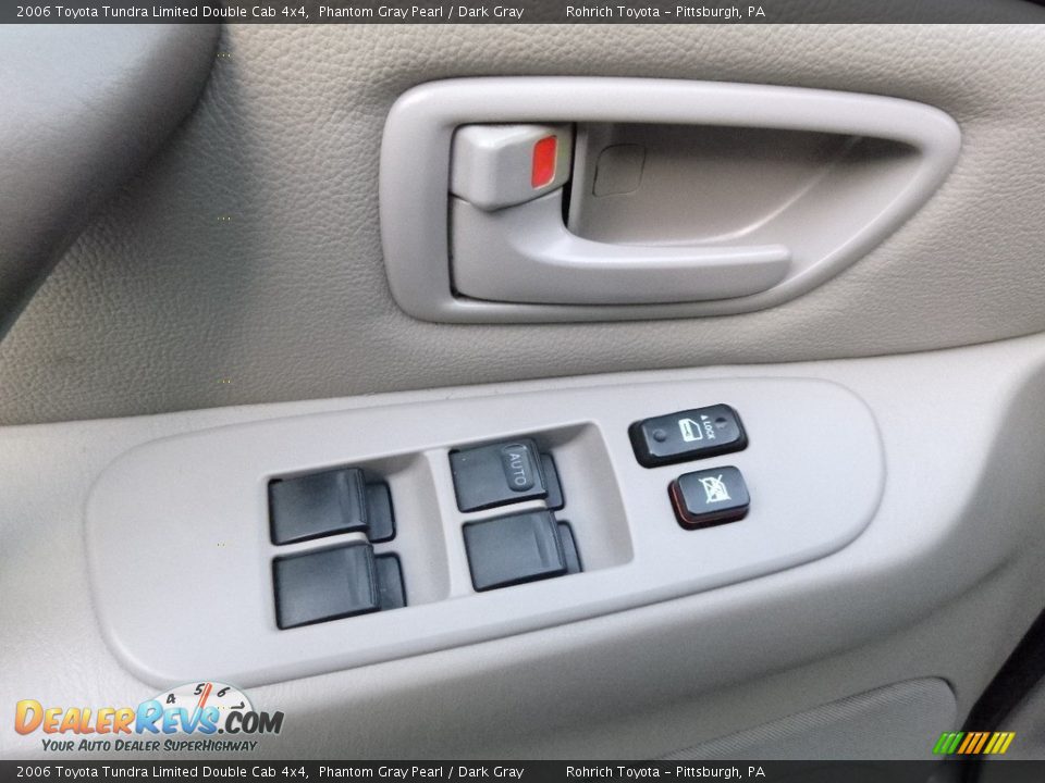 2006 Toyota Tundra Limited Double Cab 4x4 Phantom Gray Pearl / Dark Gray Photo #17