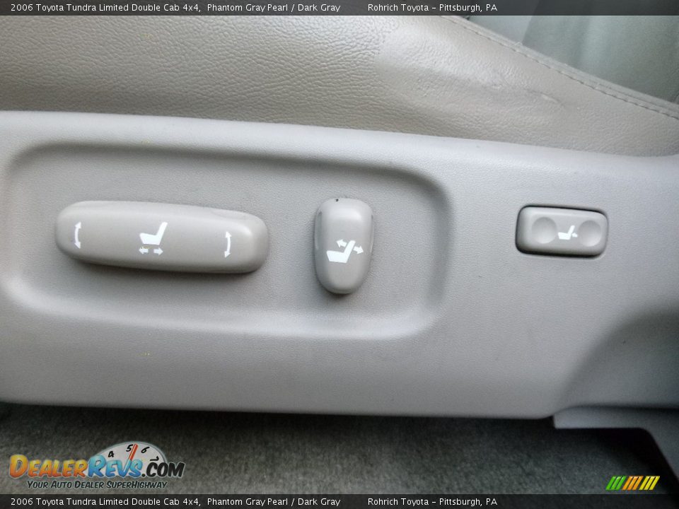 2006 Toyota Tundra Limited Double Cab 4x4 Phantom Gray Pearl / Dark Gray Photo #19