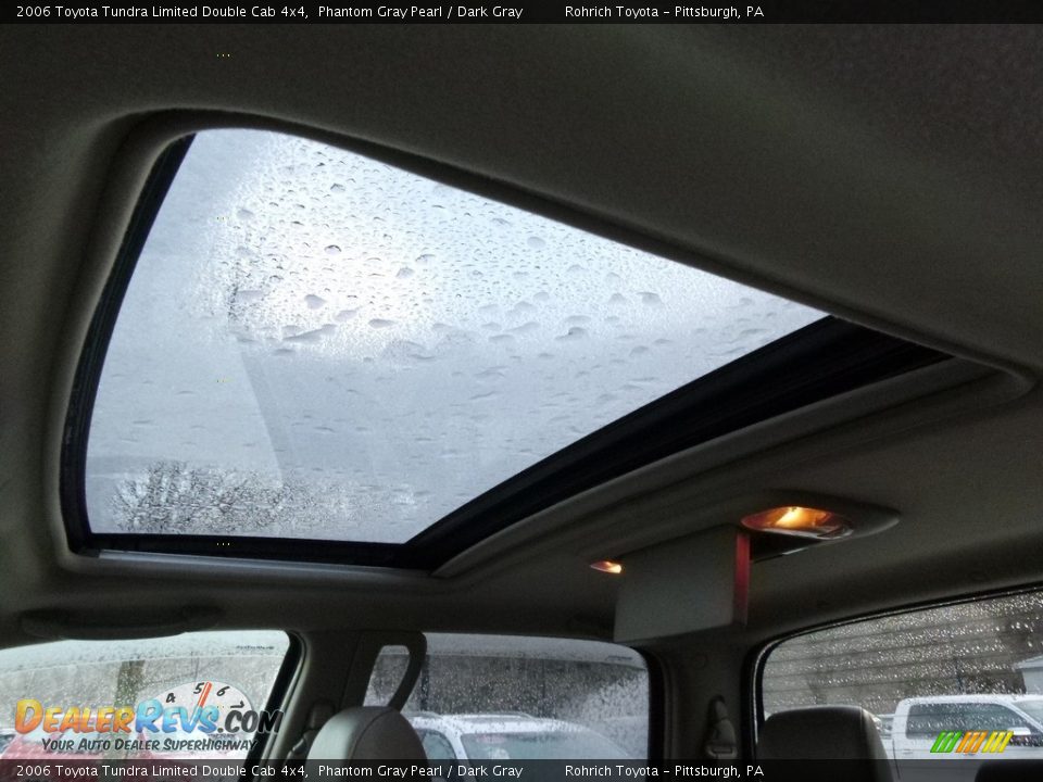2006 Toyota Tundra Limited Double Cab 4x4 Phantom Gray Pearl / Dark Gray Photo #20