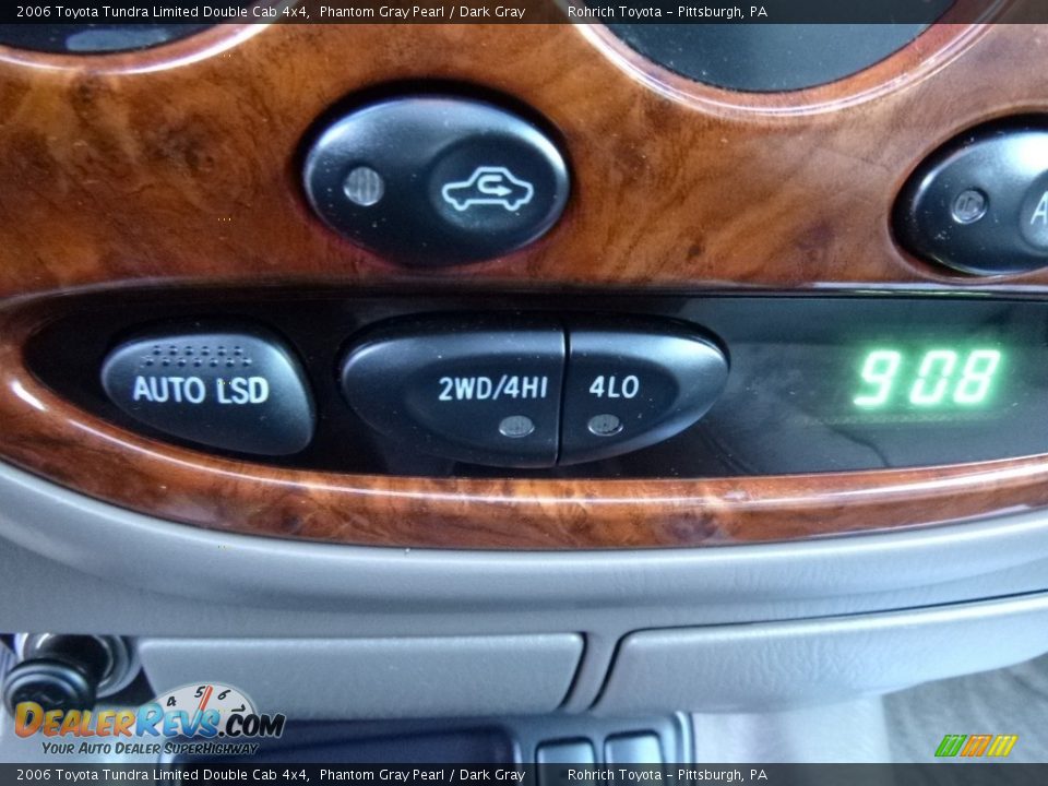 2006 Toyota Tundra Limited Double Cab 4x4 Phantom Gray Pearl / Dark Gray Photo #23