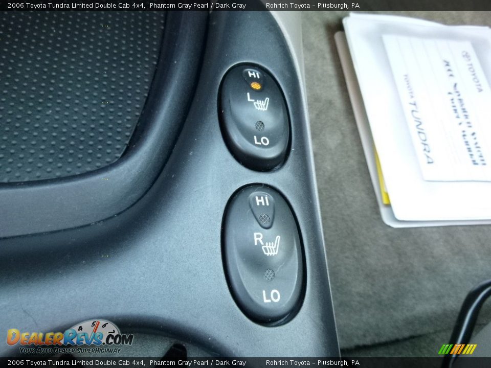 2006 Toyota Tundra Limited Double Cab 4x4 Phantom Gray Pearl / Dark Gray Photo #24