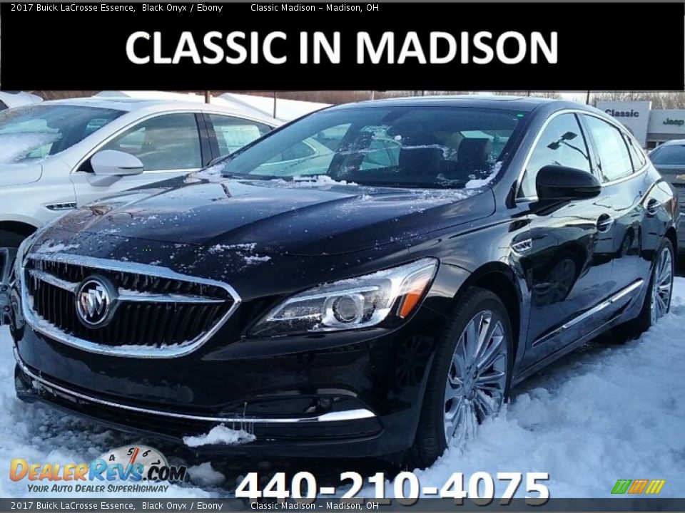 2017 Buick LaCrosse Essence Black Onyx / Ebony Photo #1