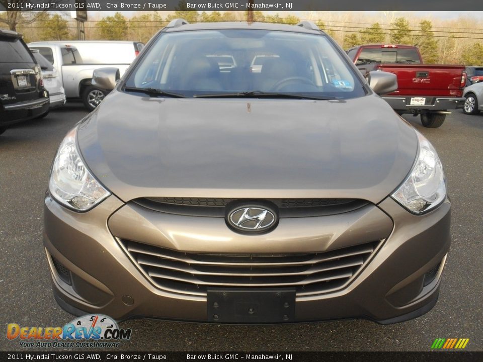 2011 Hyundai Tucson GLS AWD Chai Bronze / Taupe Photo #6