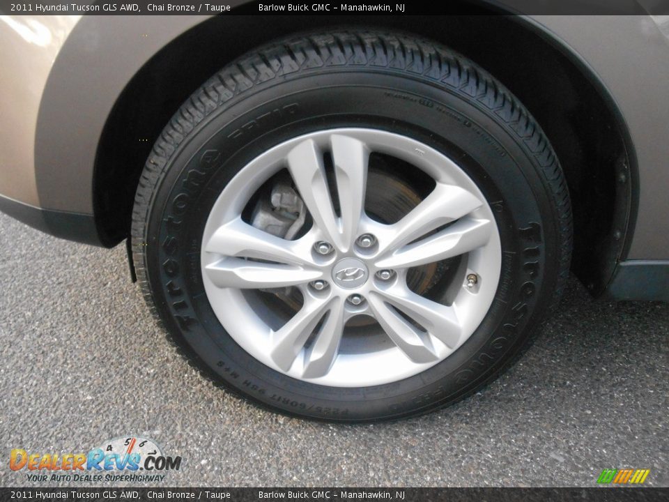 2011 Hyundai Tucson GLS AWD Chai Bronze / Taupe Photo #7