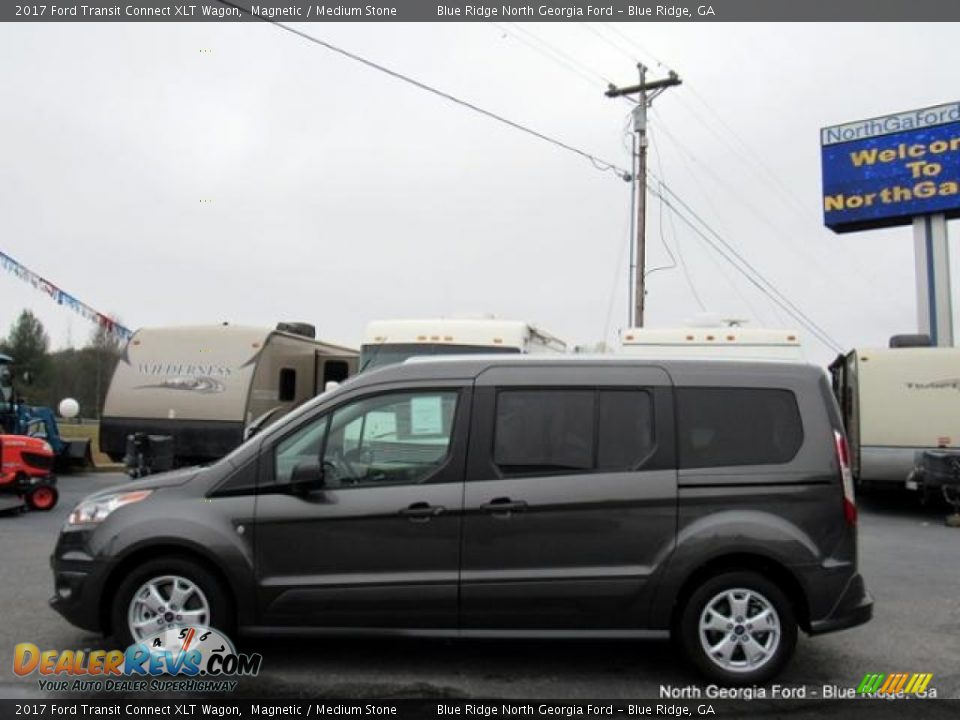 2017 Ford Transit Connect XLT Wagon Magnetic / Medium Stone Photo #2