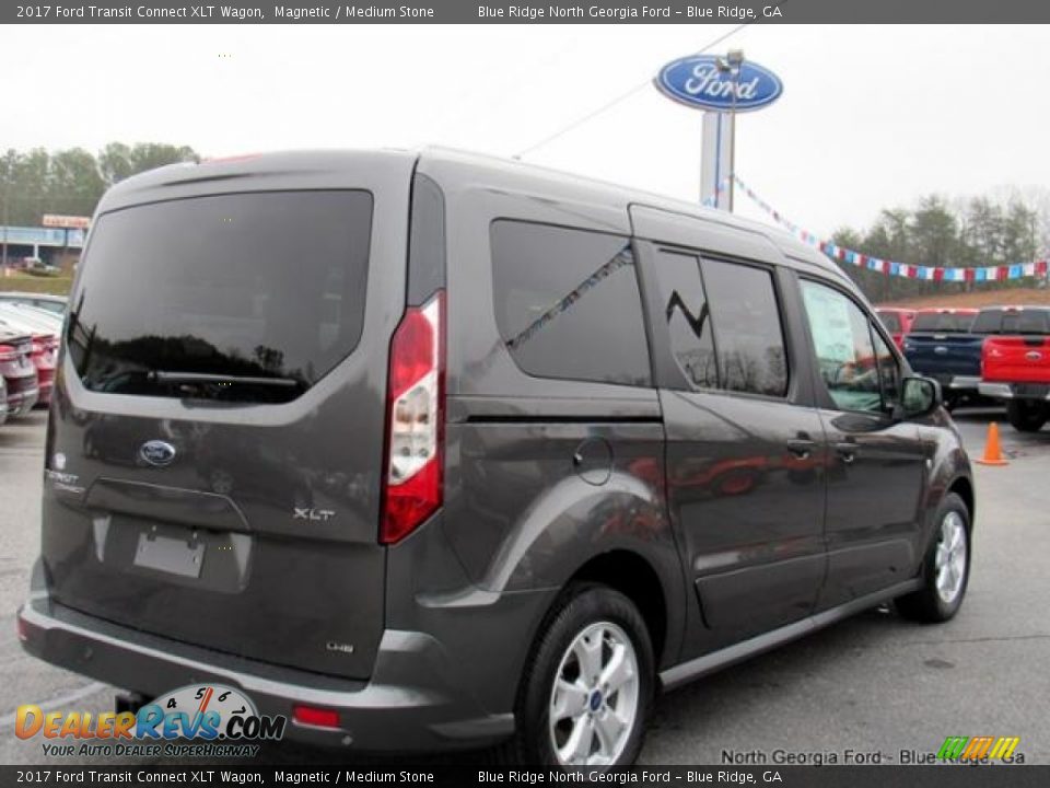 2017 Ford Transit Connect XLT Wagon Magnetic / Medium Stone Photo #5