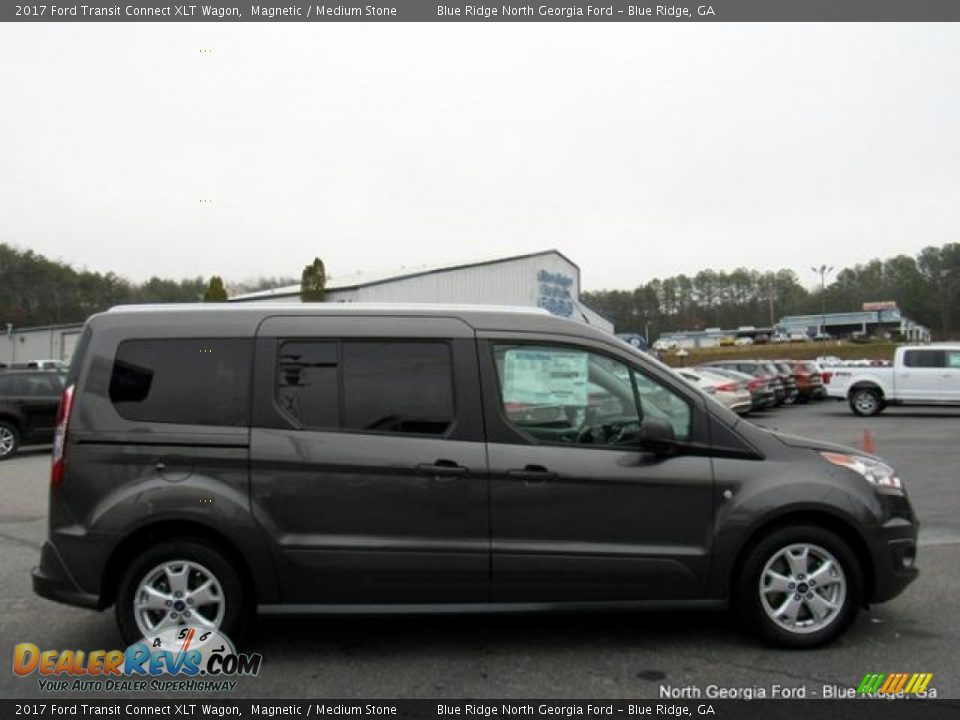 2017 Ford Transit Connect XLT Wagon Magnetic / Medium Stone Photo #6