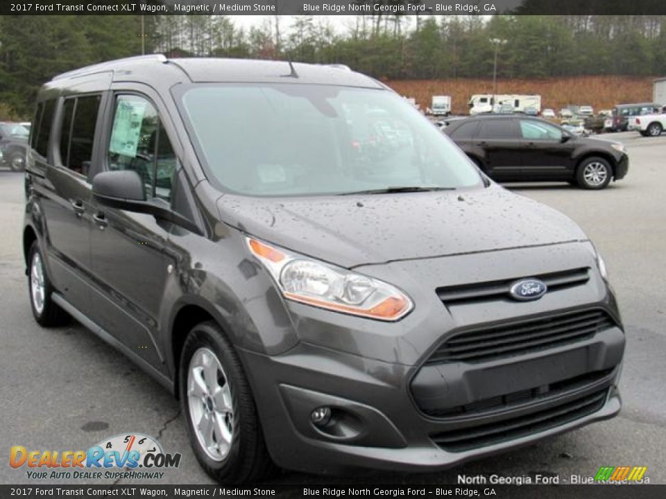 2017 Ford Transit Connect XLT Wagon Magnetic / Medium Stone Photo #7
