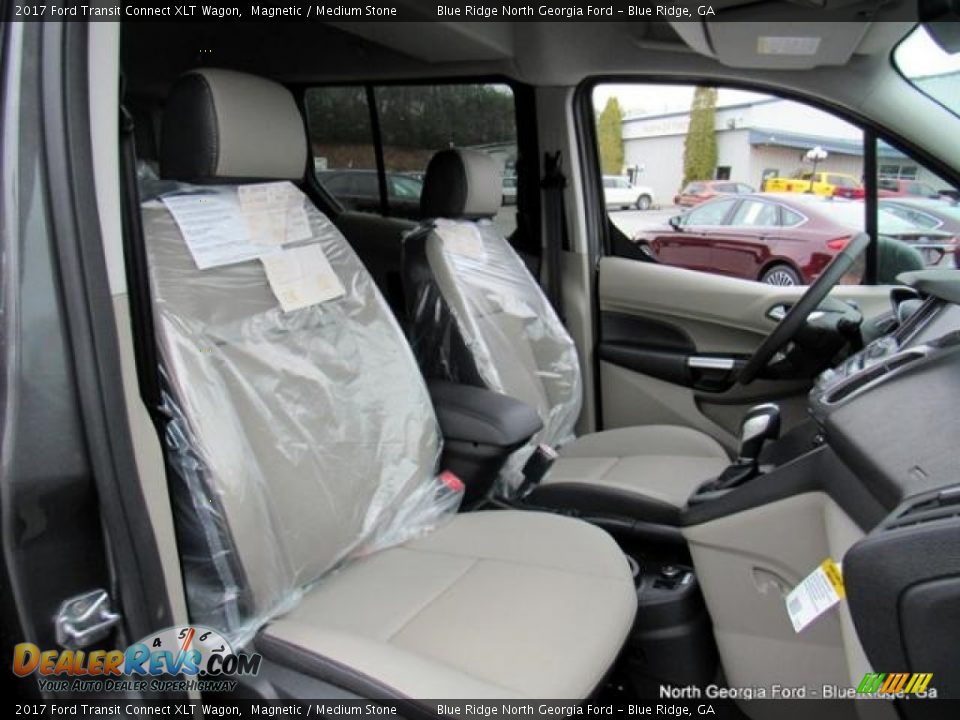 2017 Ford Transit Connect XLT Wagon Magnetic / Medium Stone Photo #12